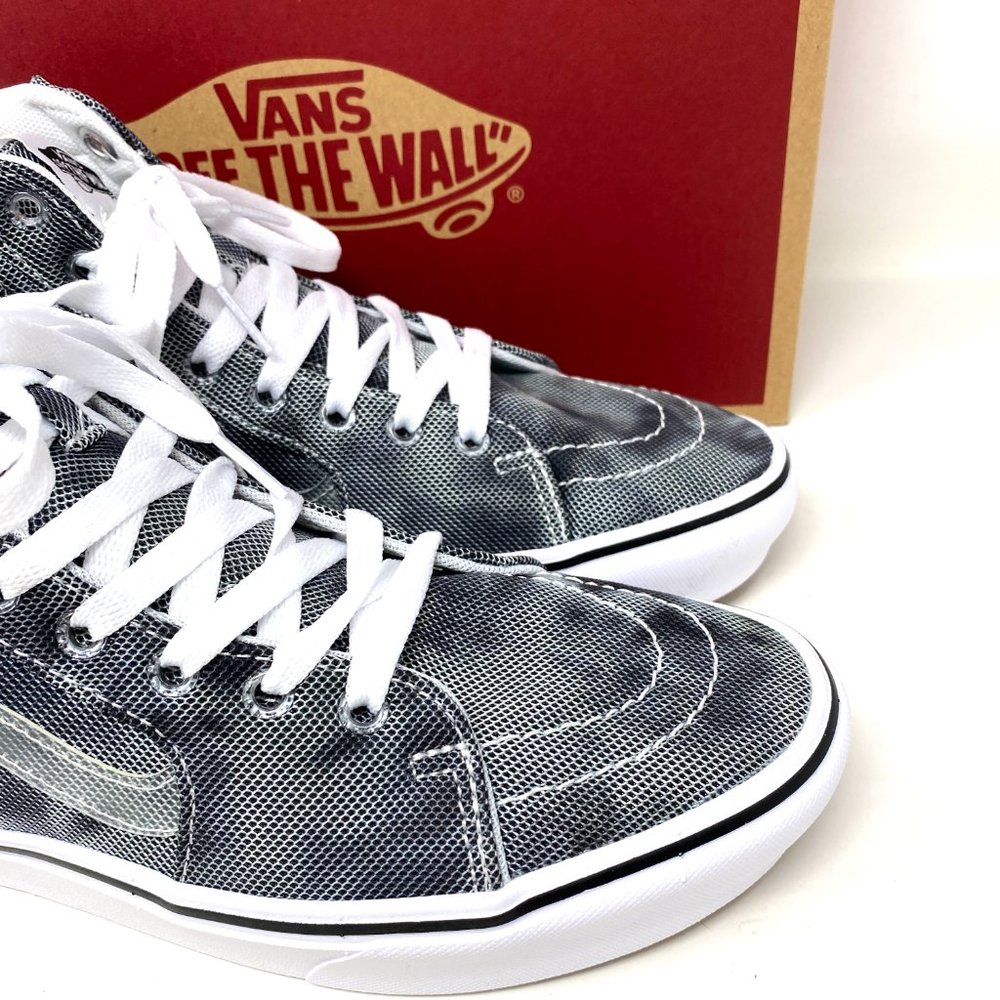 💖MEGA SALE💖VANS Comfycush SK8-HI In Bloom Grey Women’s Canvas VN0A3WMBB1T - Picture 5 of 10